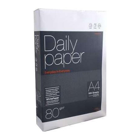 Resma de Papel Daily Paper A4 80Gr (500 Folhas)