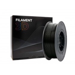 Filamento 3D PLA Diâmetro 1.75mm Bobine 1kg Preto