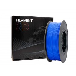 Filamento 3D PLA Diâmetro 1.75mm Bobine 1kg Azul Escuro