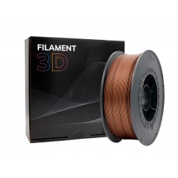 Filamento 3D PLA Diâmetro 1.75mm Bobine 1kg Bronze
