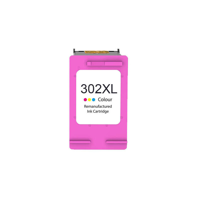 Tinteiro Compatível HP 302XL Colorido (F6U67AE)