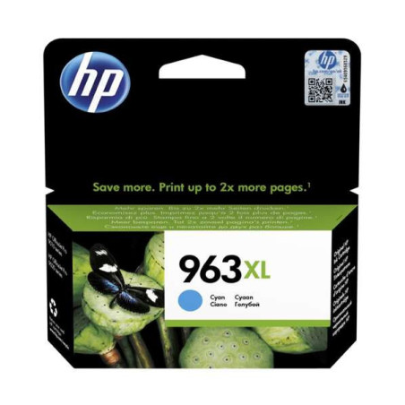 Tinteiro HP Original 963XL Ciano de elevado rendimento (3JA27AE)