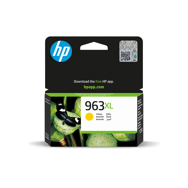 Tinteiro HP Original 963XL Amarelo de elevado rendimento (3JA29AE)