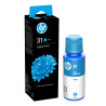 Frasco de Tinta HP 31 Ciano (70 ml) (1VU26AE)