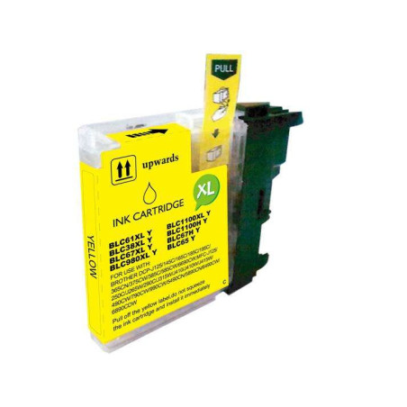 Tinteiro Compatível Brother LC1100 Amarelo