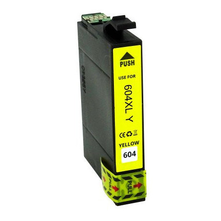Tinteiro Compatível Epson 604XL Amarelo