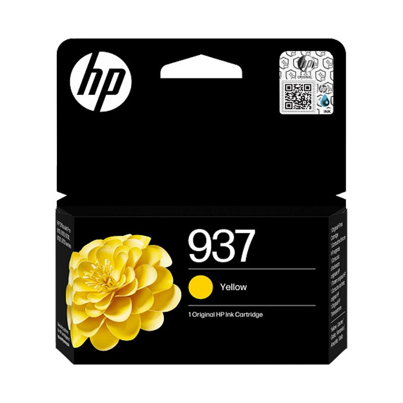 Tinteiro HP Original 937 Amarelo (4S6W4NE)