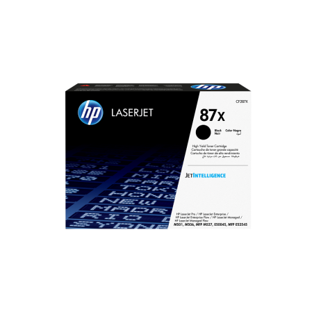 Toner HP LaserJet original 87X preto de elevado rendimento (CF287X)