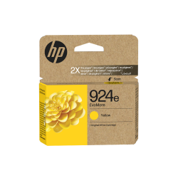 Tinteiro HP EvoMore 924e Original Amarelo (4K0U9NE)