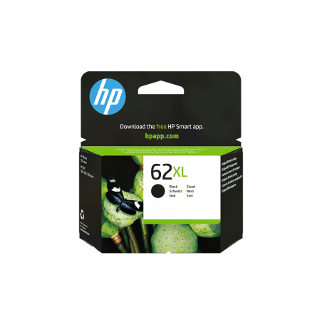 Tinteiro HP original 62XL Preto de elevado rendimento (C2P05AE)