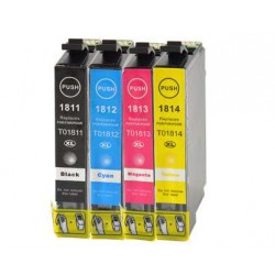 Tinteiros Epson 18XL Multipack T1815 - T1811/2/3/4 Compatíveis