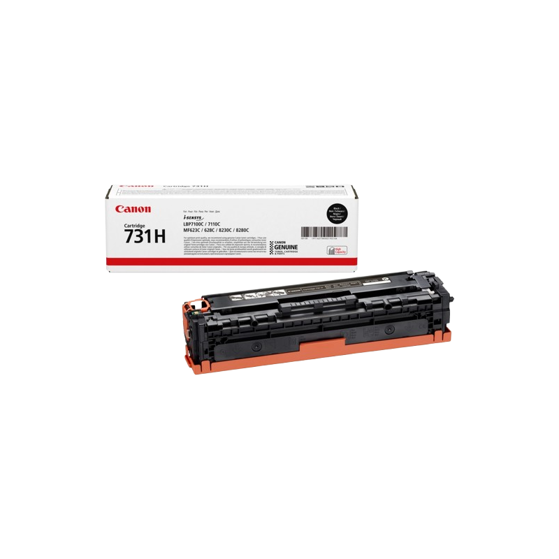 Toner Canon CRG 731H Preto (6273B002) de alto rendimento
