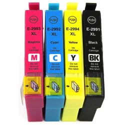 Pack 4 Tinteiros Epson 29XL Compatíveis (T2991/2/3/4)