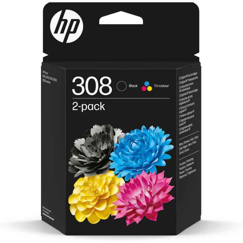 Pack Tinteiro HP 308 Preto (6L6S6UE)