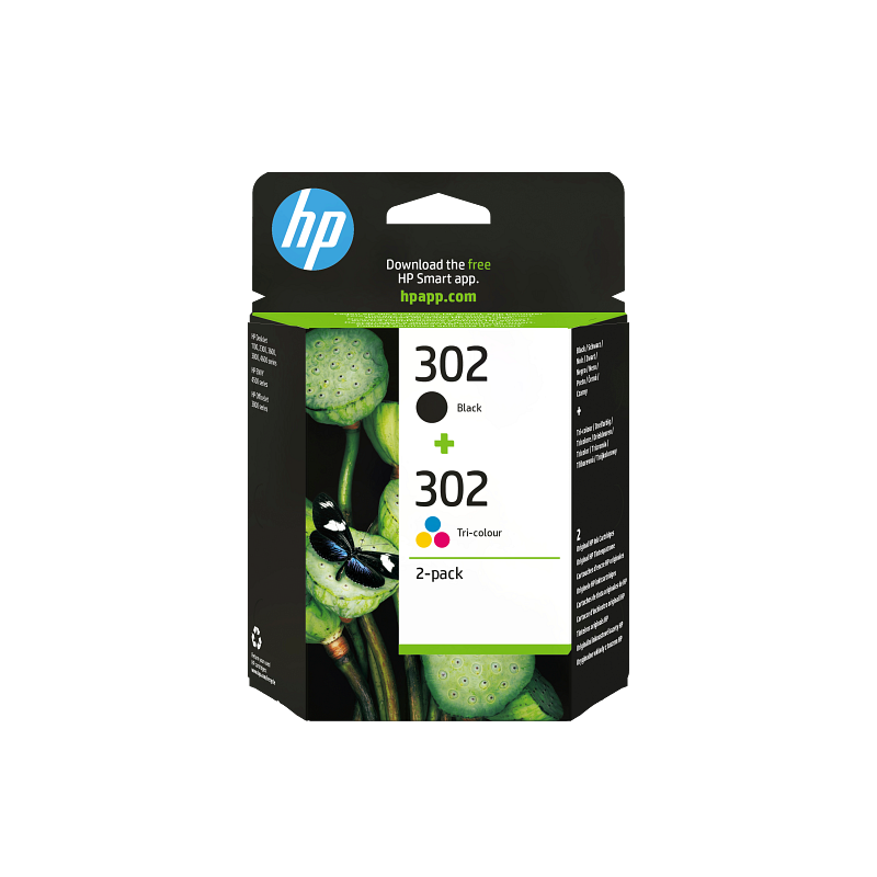 Pack Tinteiro HP 302 (X4D37AE)