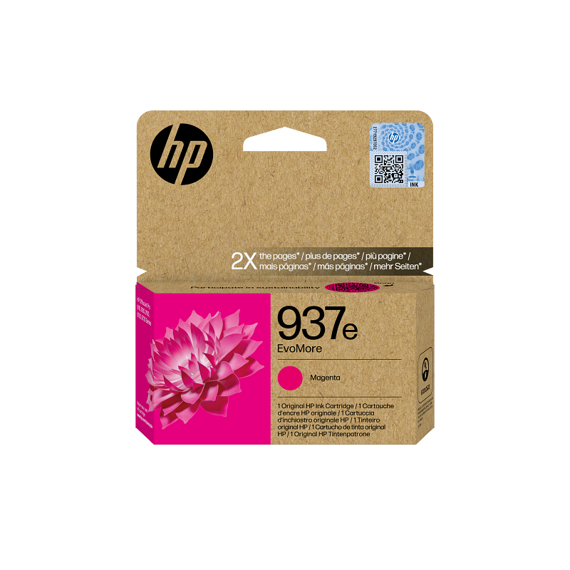 Tinteiro HP EvoMore 937e Original Magenta (4S6W7NE)