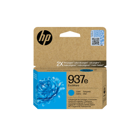 Tinteiro HP EvoMore 937e Original Ciano (4S6W6NE)