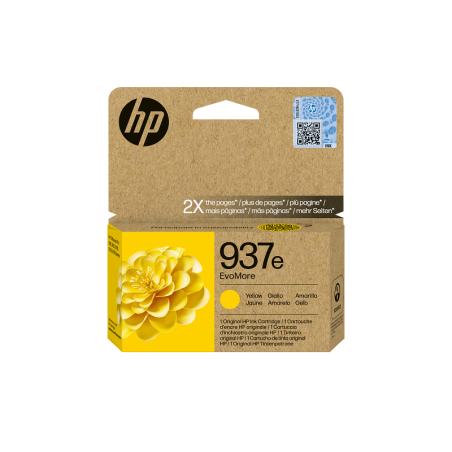 Tinteiro HP EvoMore 937e Original Amarelo (4S6W8NE)